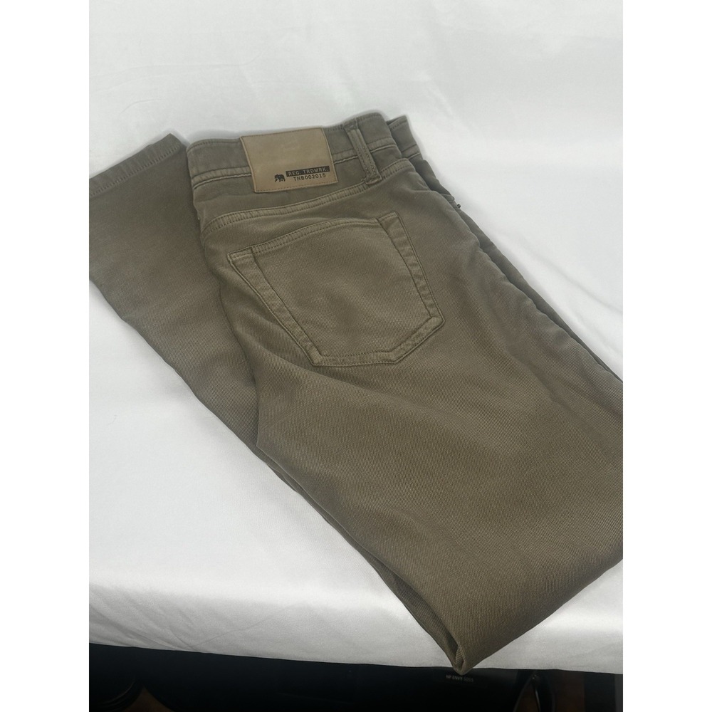 The Normal Brand Jeans Mens 31x32* Brown Denim Slim Fit Straight Leg